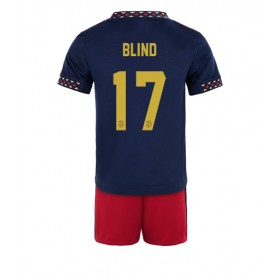 Baby Fußballbekleidung Ajax Daley Blind #17 Auswärtstrikot 2022-23 Kurzarm (+ kurze hosen)